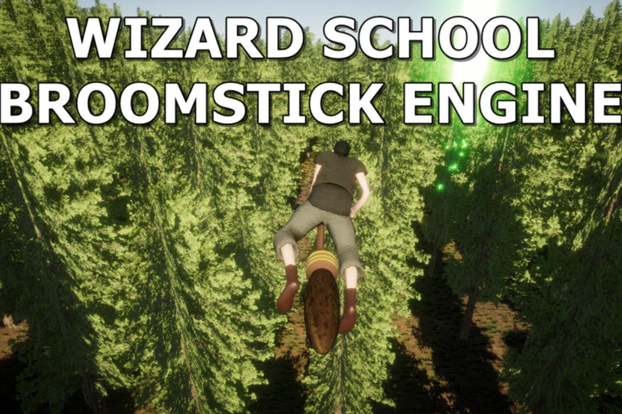 Wizard School Broomstick Engine   Third Person   Systems   Unity Asset Store