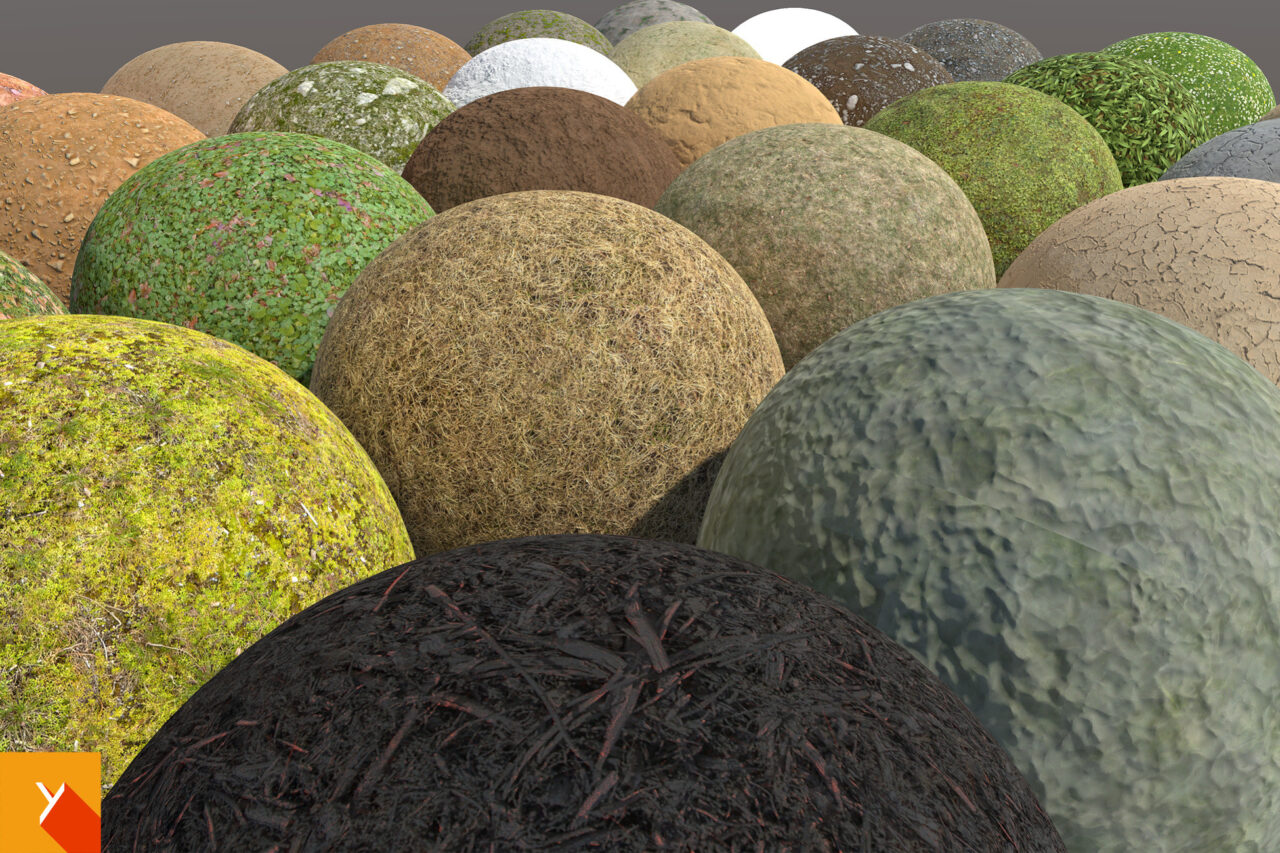 Unity Asset Soldier | 【無料】Yughues Free Ground Materials：30種類の多様な地面素材を収録した高品質テクスチャ集