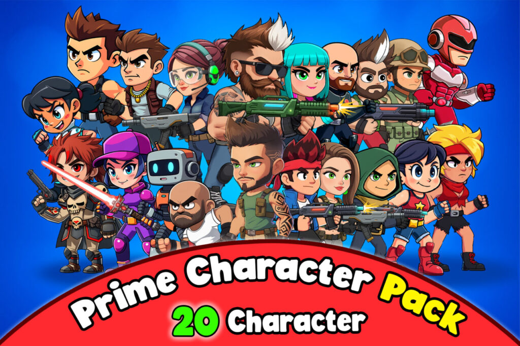 20 Prime Character Pack   2D Characters   Unity Asset Store