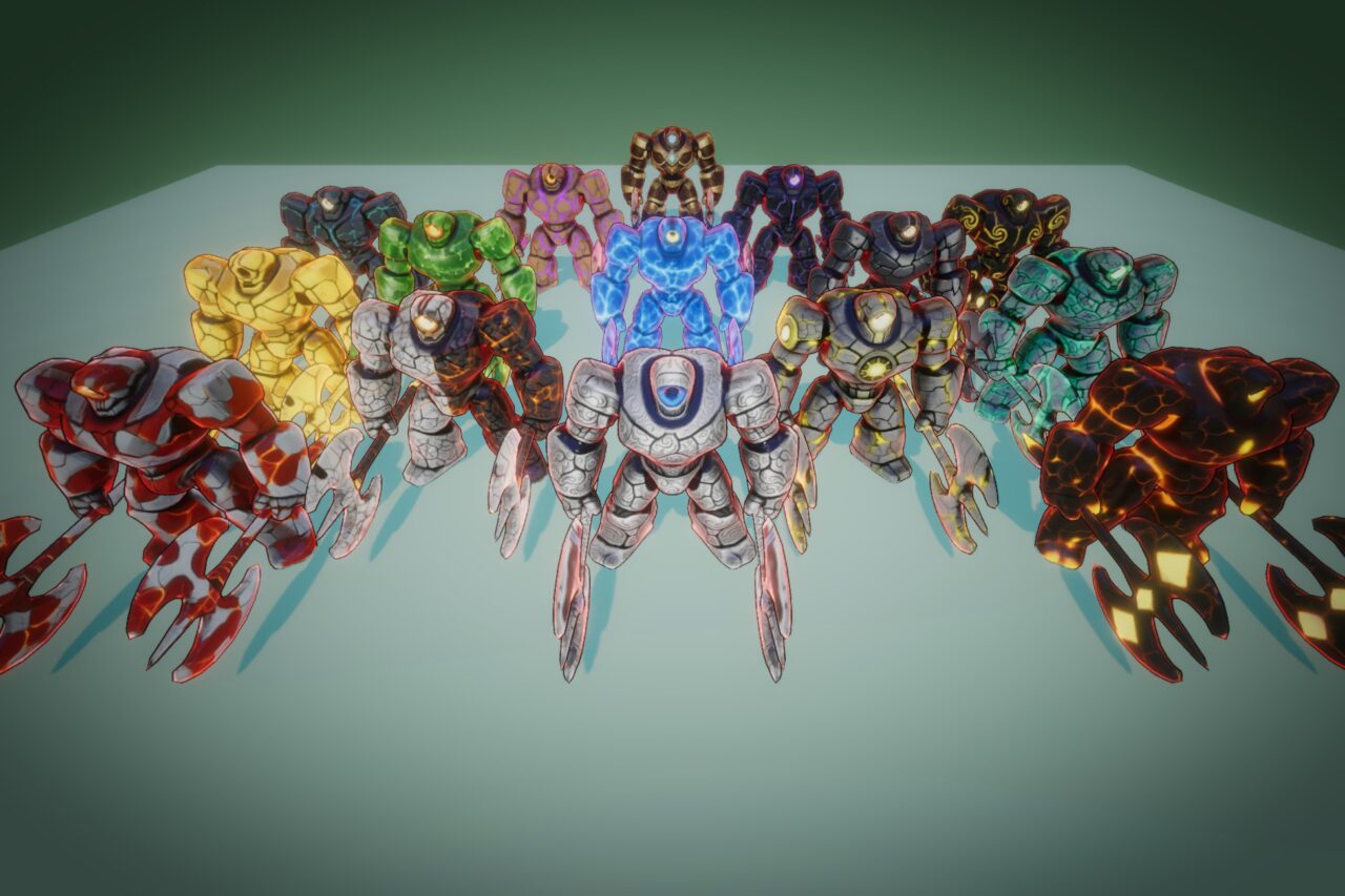 BamBam Fiend Stylized Fantasy Monster Rig Animation PixeliusVita 3D Creatures Unity Asset Store