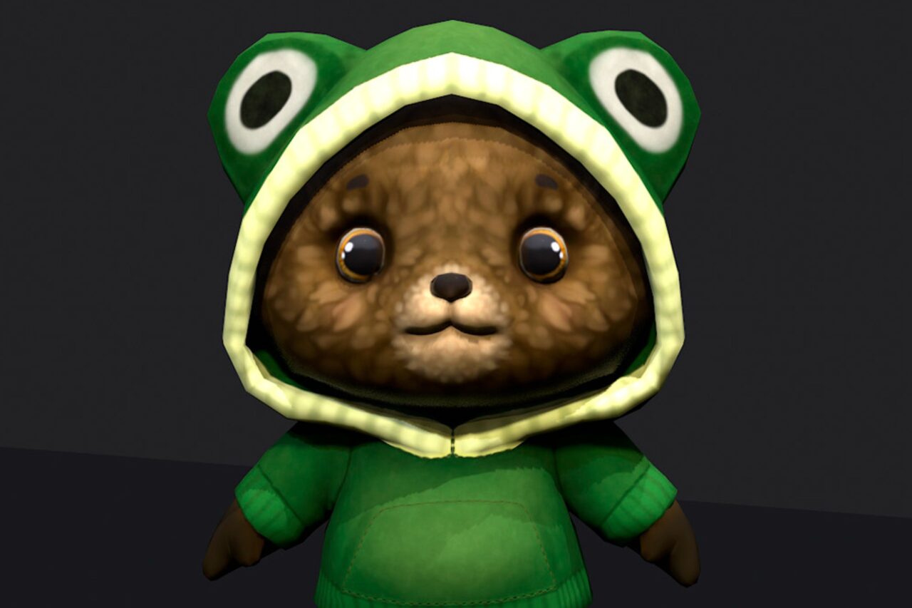 Bear in hoodie 3D Animals Unity Asset Store