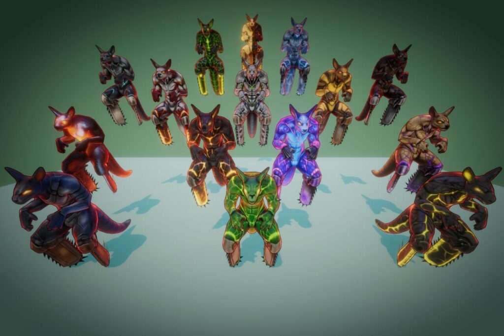 Bloodsaw Fiend   Stylized Fantasy Monster  Rig   Animation   PixeliusVita   3D Creatures   Unity Asset Store