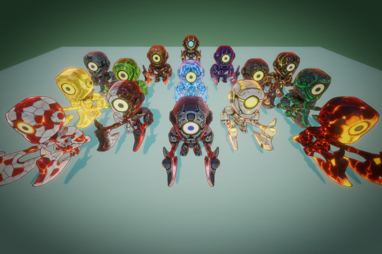 Bonk Smashy Stylized Fantasy Monster Rig Animation PixeliusVita   3D Creatures   Unity Asset Store