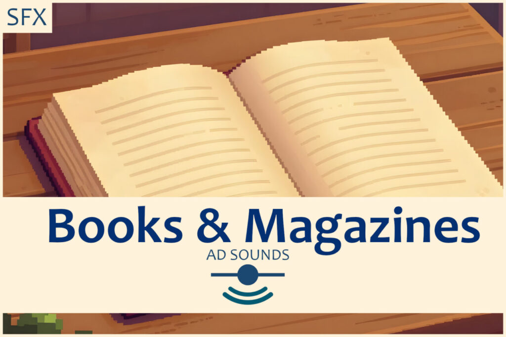 Books Magazines Pages Sound Effects   Foley Sound FX   Unity Asset Store