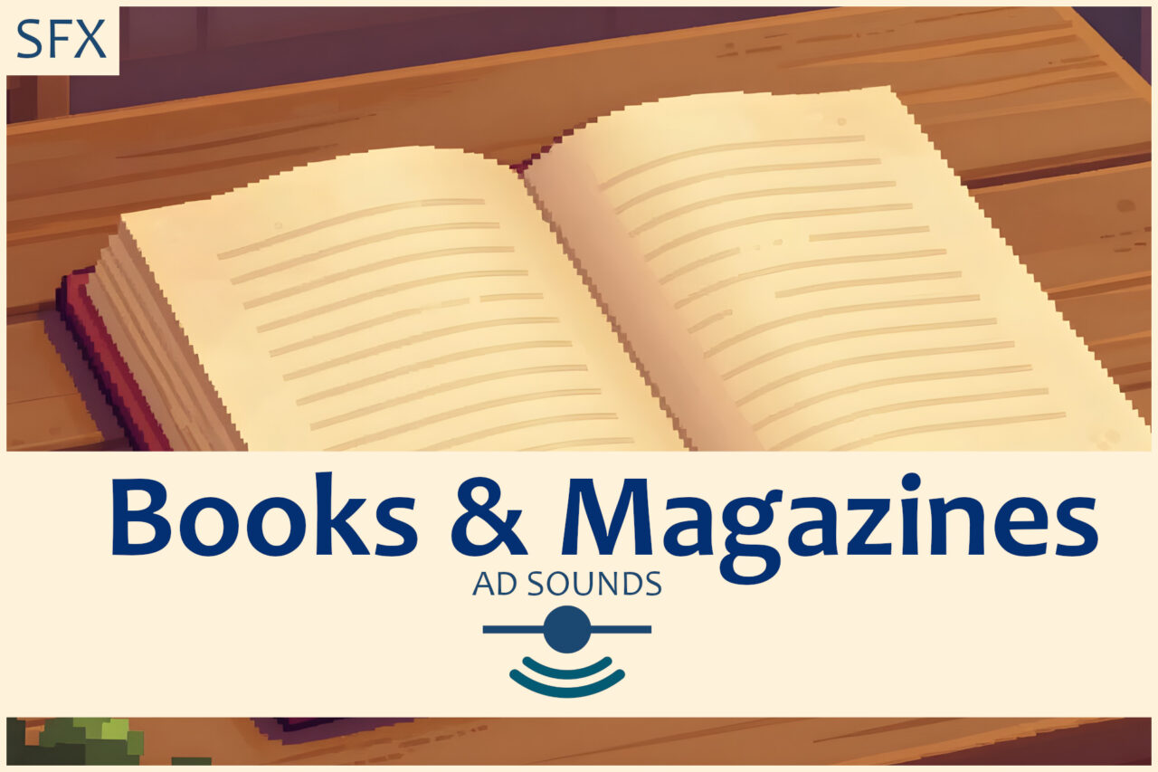 Books Magazines Pages Sound Effects   Foley Sound FX   Unity Asset Store