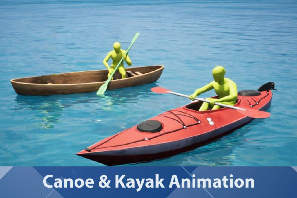 Canoe   Kayak Animation   3D Animations   Unity Asset Store