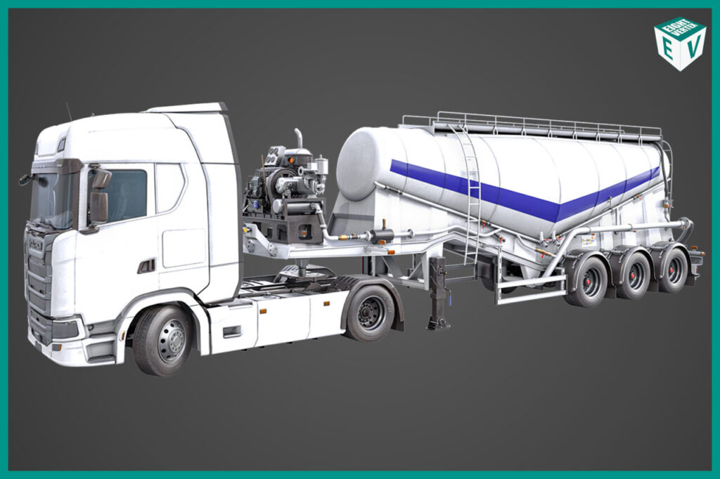 Chassis06 Cement Trailer 01 White URP HDRP Textures   3D Land   Unity Asset Store