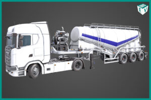 Chassis06 Cement Trailer 01 White URP HDRP Textures   3D Land   Unity Asset Store