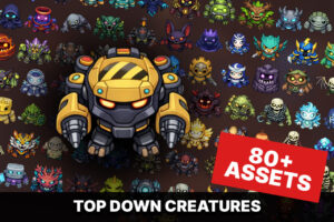 Chibi Top Down Monster Boss and Creature Icons Pack for RPG Strategy Games   2D   Unity Asset Store