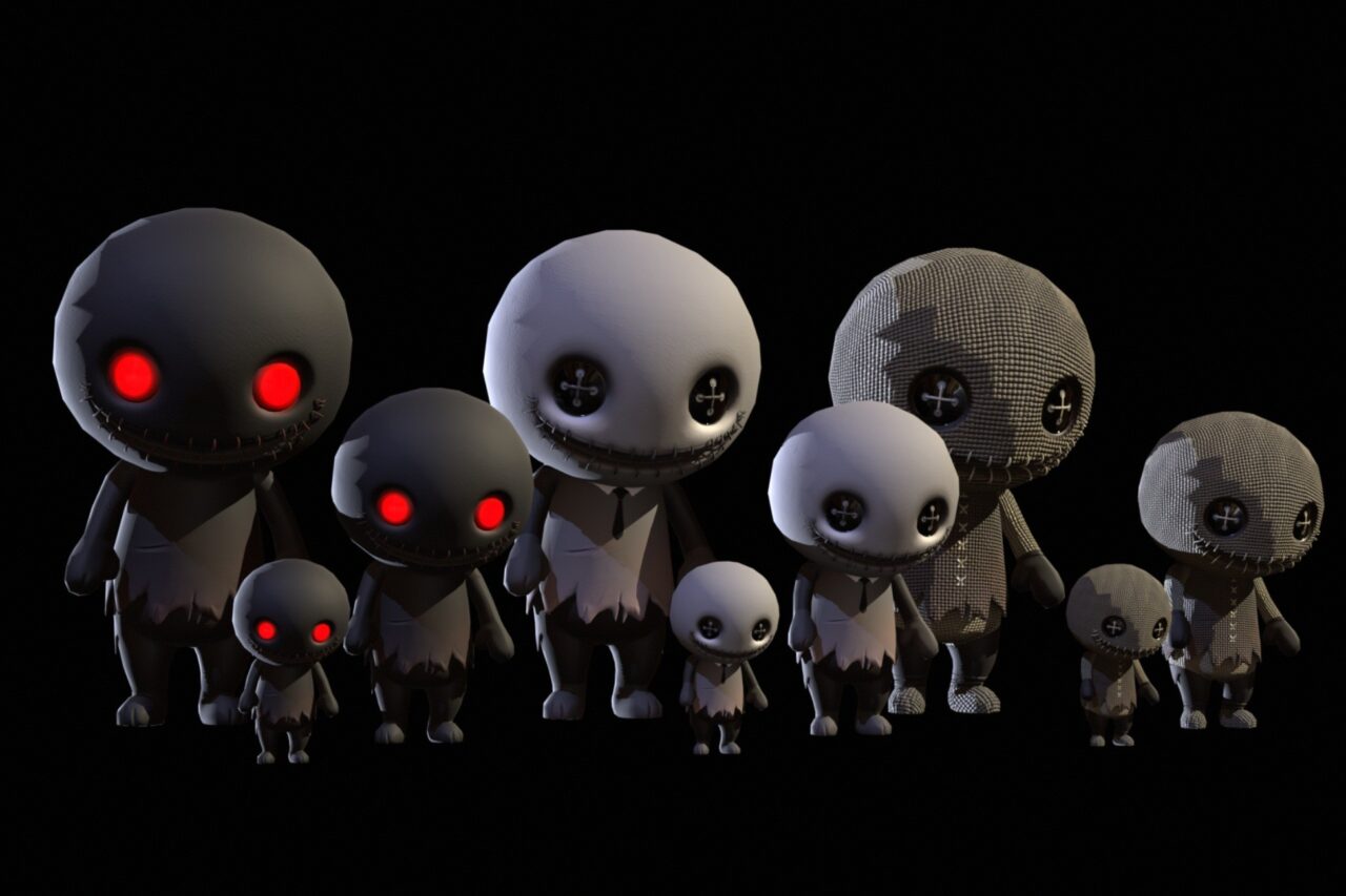 ChibiManiac8 Pack1 3D Creatures Unity Asset Store