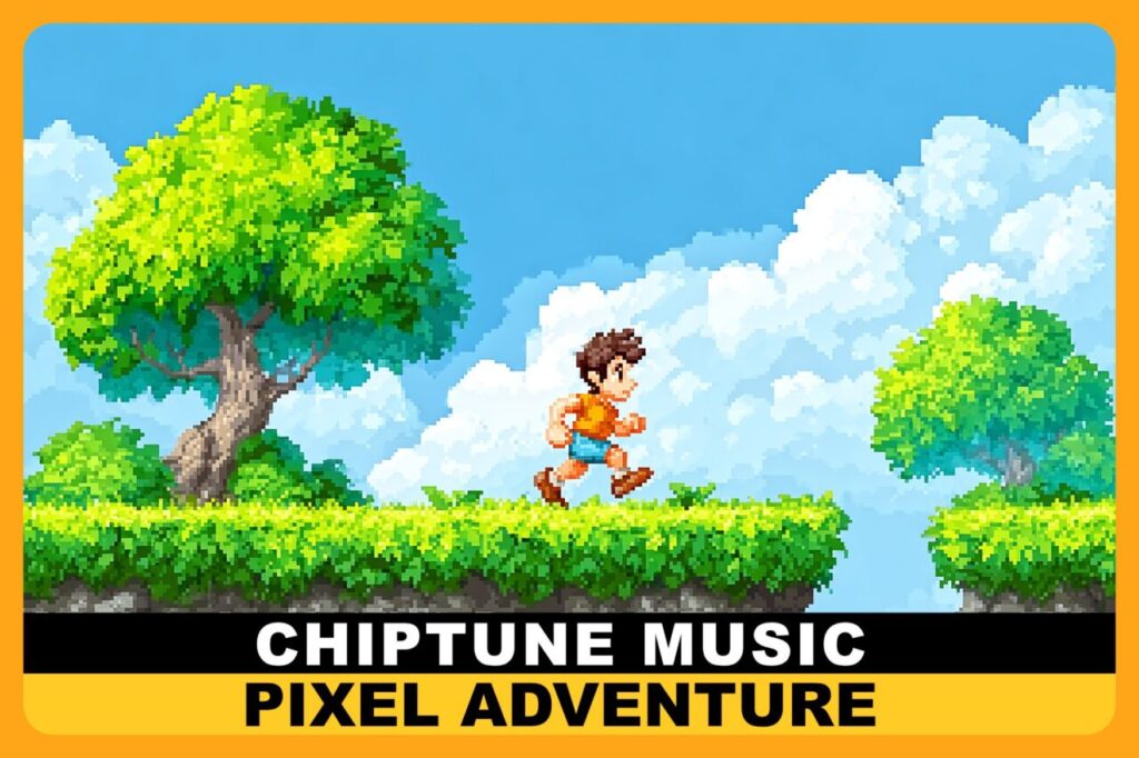 Chiptune Music Pixel Adventure   Audio Music   Unity Asset Store