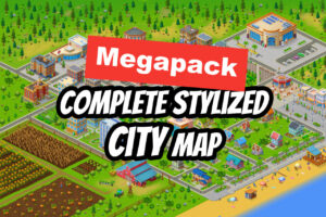 Complete Isometric City Builder Megapack   2D Environments   Unity Asset Store