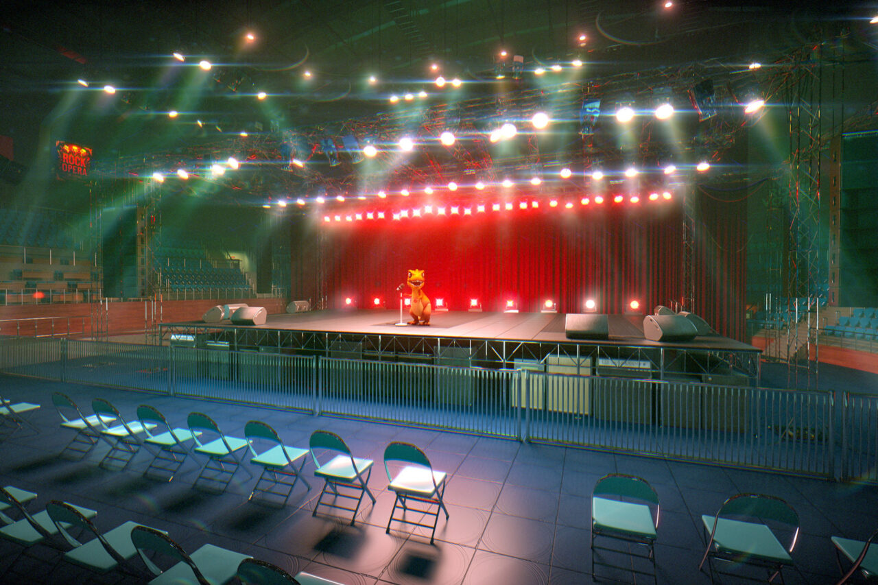Concert Event Stage Arena Interior Modular 3d Environment Level   3D Environments   Unity Asset Store