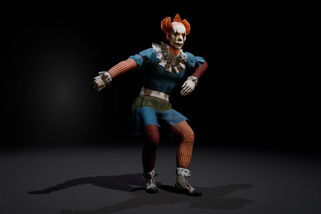 Creepy clown 3   3D Humanoids   Unity Asset Store