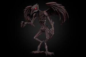 Creepy Crow Monster   3D Creatures   Unity Asset Store