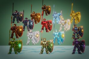 Crystal Vanguard   Stylized Fantasy Monster  Rig   Animation   PixeliusVita   3D Creatures   Unity Asset Store