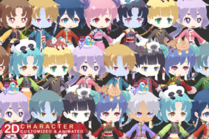 Customized   Animated Doll  6   2D Characters   Unity Asset Store