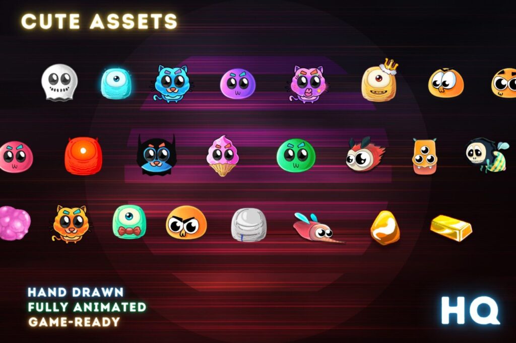 Cute 2D Assets Bundle   2D   Unity Asset Store