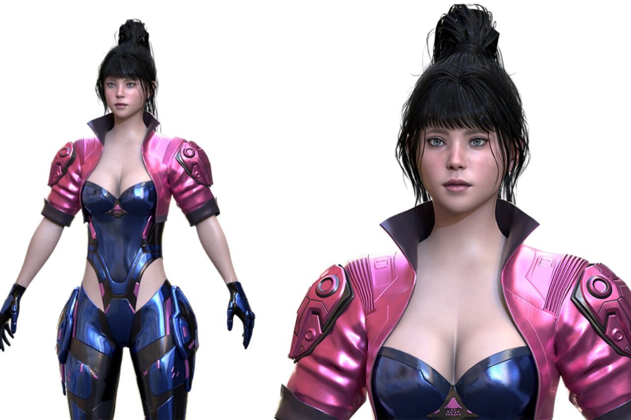Cyber Girl Marianne   3D Characters   Unity Asset Store