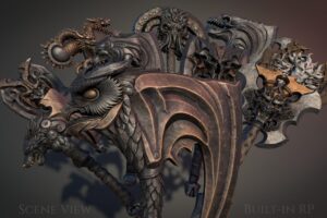 Dark Fantasy Axes 10 One Handed Legendary Weapons   3D Weapons   Unity Asset Store