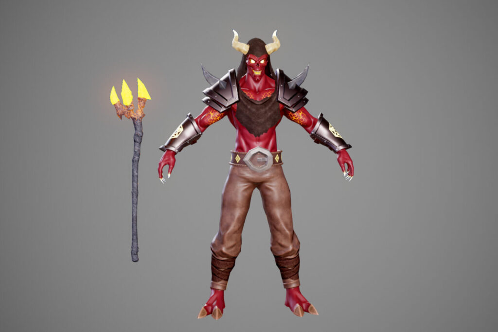 Demon Mage   3D Characters   Unity Asset Store
