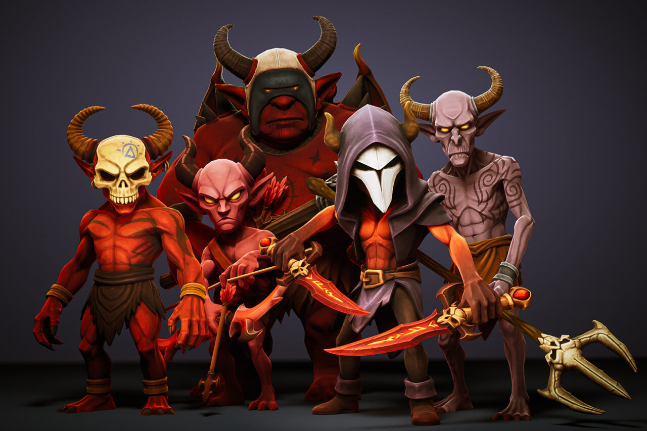 Demon Pack Characters Unity Asset Store
