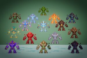Dreadcore   Stylized Fantasy Monster  Rig   Animation   PixeliusVita   3D Creatures   Unity Asset Store