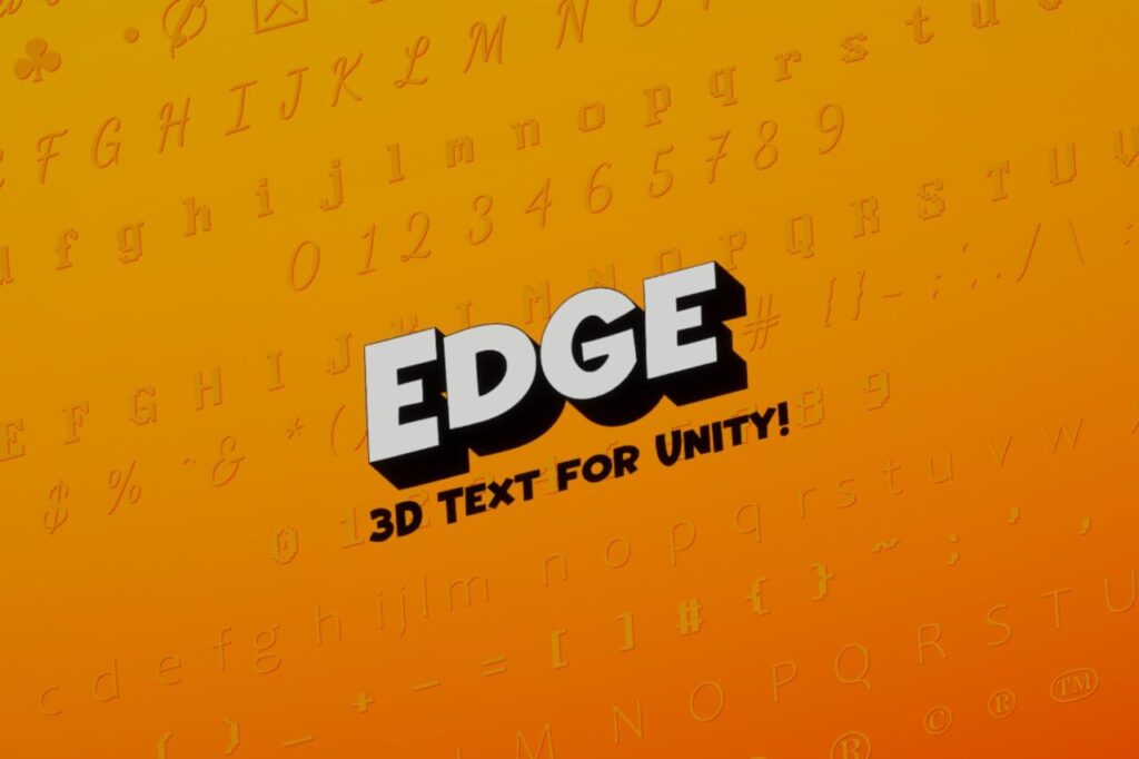 EDGE Native 3D Text   Utilities Tools   Unity Asset Store