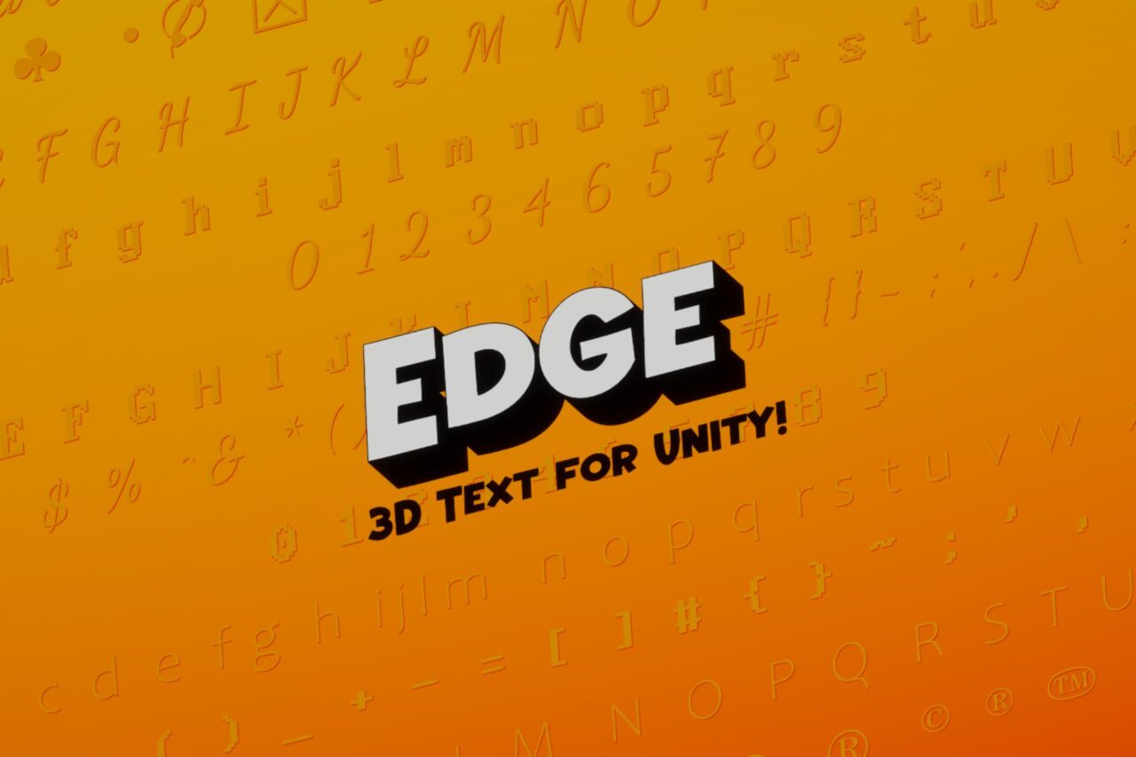 EDGE Native 3D Text Utilities Tools Unity Asset Store