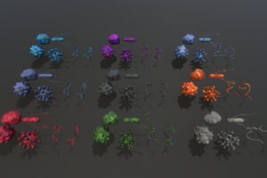 Fantasy Viruses 3D   3D Characters   Unity Asset Store