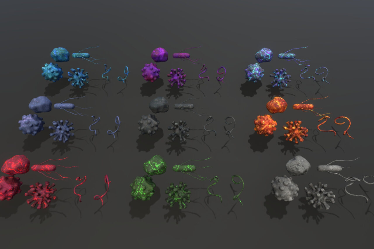 Fantasy Viruses 3D 3D Characters Unity Asset Store