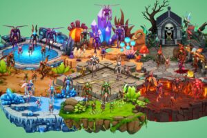 Fantasy Monster Evolution Pack 07 0809  Game Ready Creatures   PixeliusVita   3D Creatures   Unity Asset Store