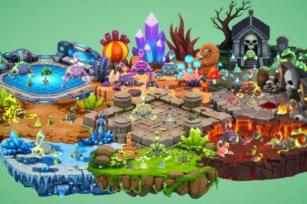 Fantasy Monster Evolution Pack 10 1112  Game Ready Creatures   PixeliusVita   3D Creatures   Unity Asset Store