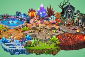Fantasy Monster Evolution Pack 16 1718  Game Ready Creatures   PixeliusVita   3D Creatures   Unity Asset Store