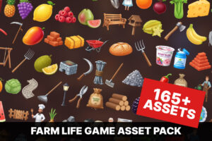 Farm Life Game Asset Pack with Crops Tools Buildings Characters and UI Items   2D   Unity Asset Store