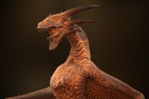 Fire breathing Wyvern   3D Creatures   Unity Asset Store