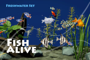 Fish Alive Freshwater Set   Characters   Unity Asset Store