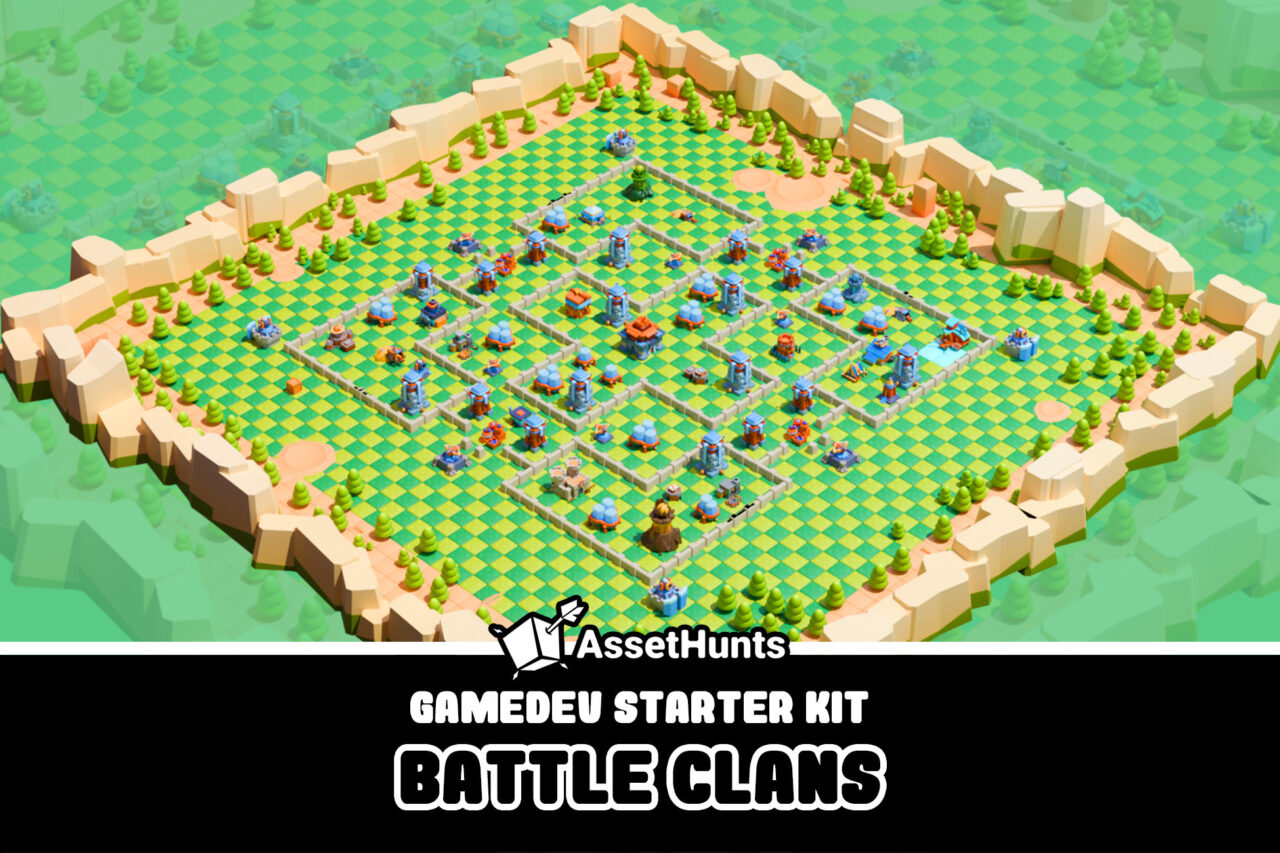 GameDev Starter Kit Battle Clans 3D Environments Unity Asset Store