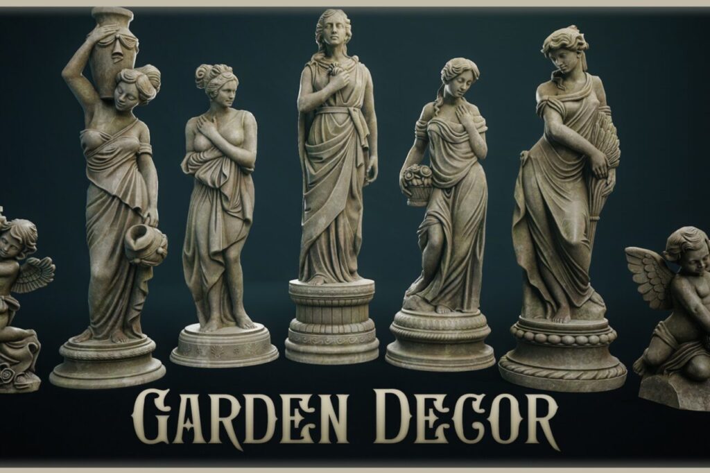 Garden Decor   3D Historic   Unity Asset Store