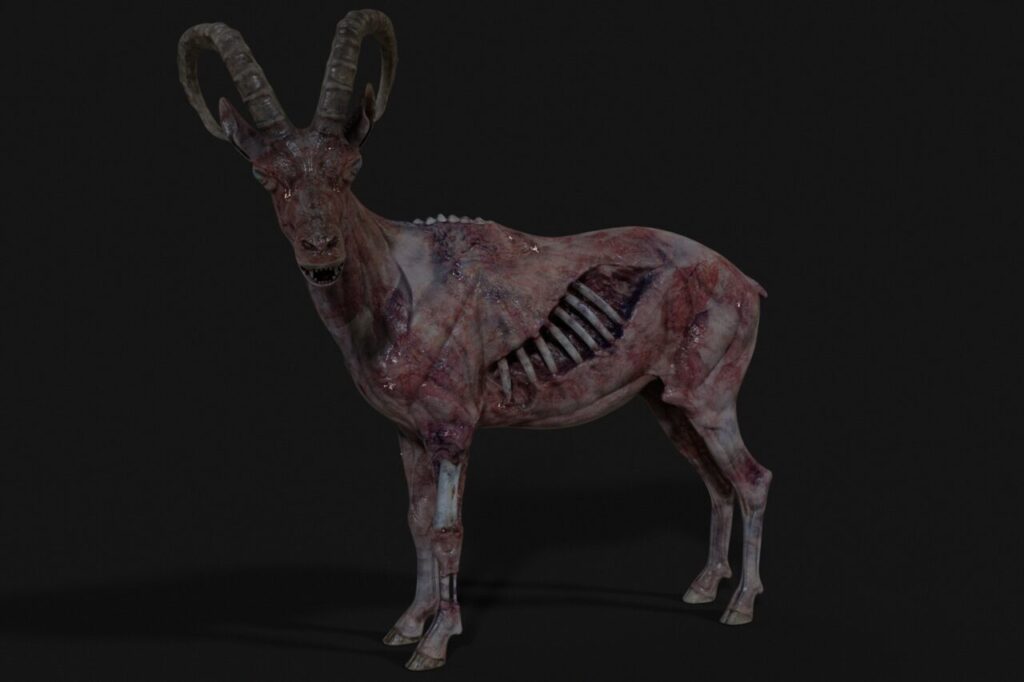 Goat Zombie and Mutant Collection   3D Creatures   Unity Asset Store
