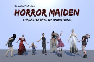 Horror Maiden   3D Humanoids   Unity Asset Store