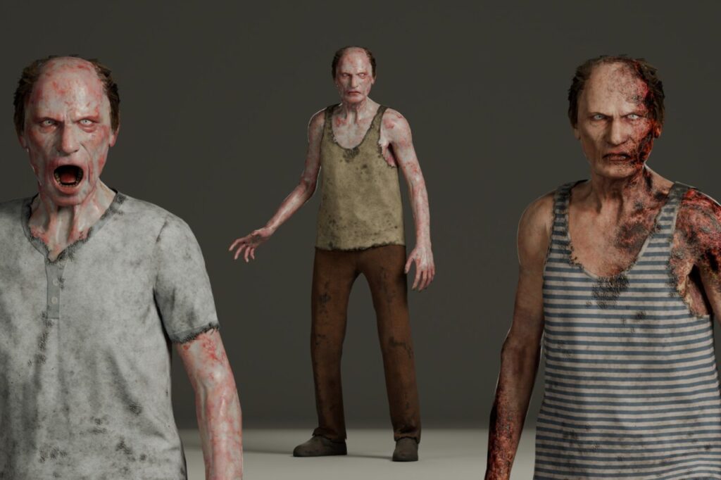Horror Old Man   Characters   Unity Asset Store