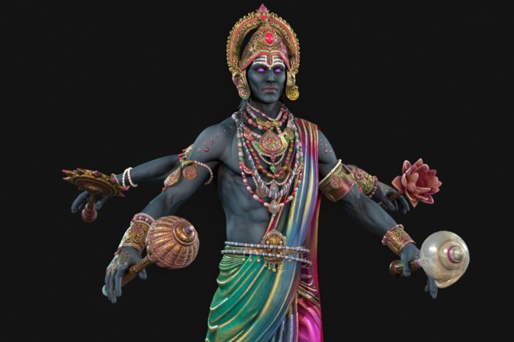 Indian God Vishnu   Characters   Unity Asset Store