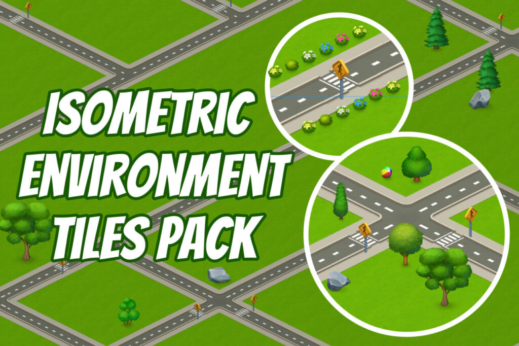 Isometric Environment Tiles Pack   2D Environments   Unity Asset Store