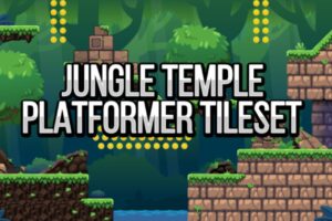 Jungle Temple Platformer Tileset   2D Environments   Unity Asset Store