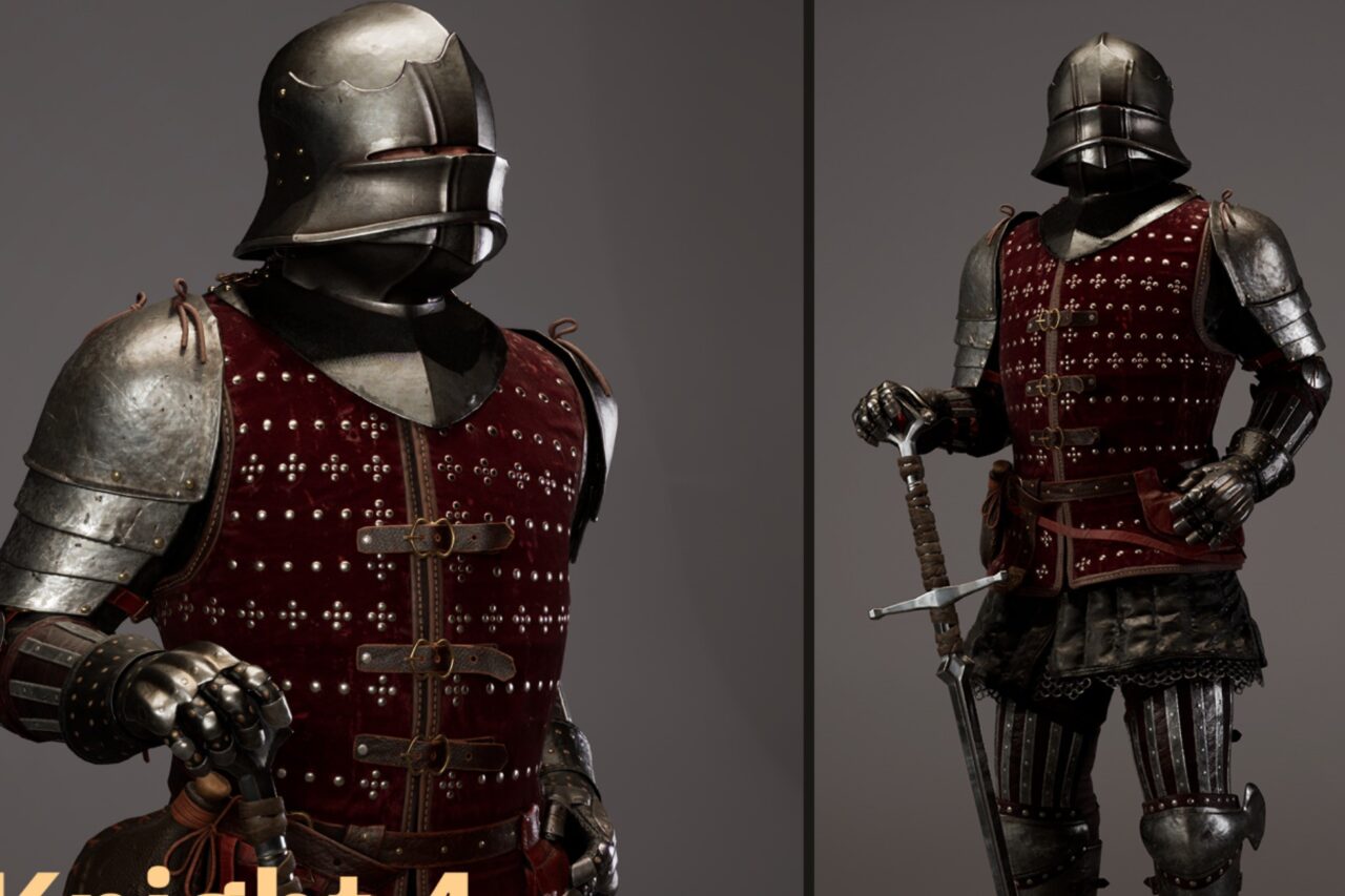 Knight Fighter Collection Characters Unity Asset Store