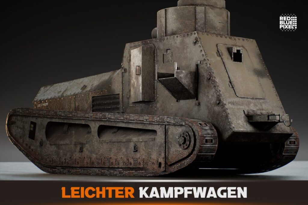 Leichter Kampfwagen   3D Props   Unity Asset Store