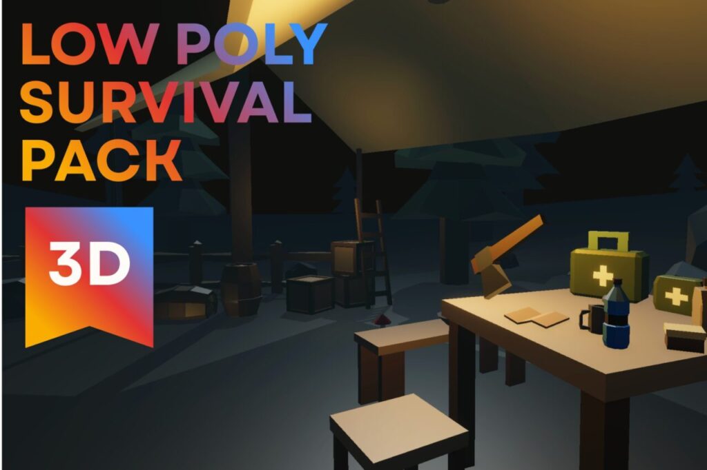 Low Poly Survival Pack Art by Atheryx   3D Props   Unity Asset Store