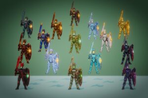 Lumina Knight   Stylized Fantasy Monster  Rig   Animation   PixeliusVita   3D Creatures   Unity Asset Store