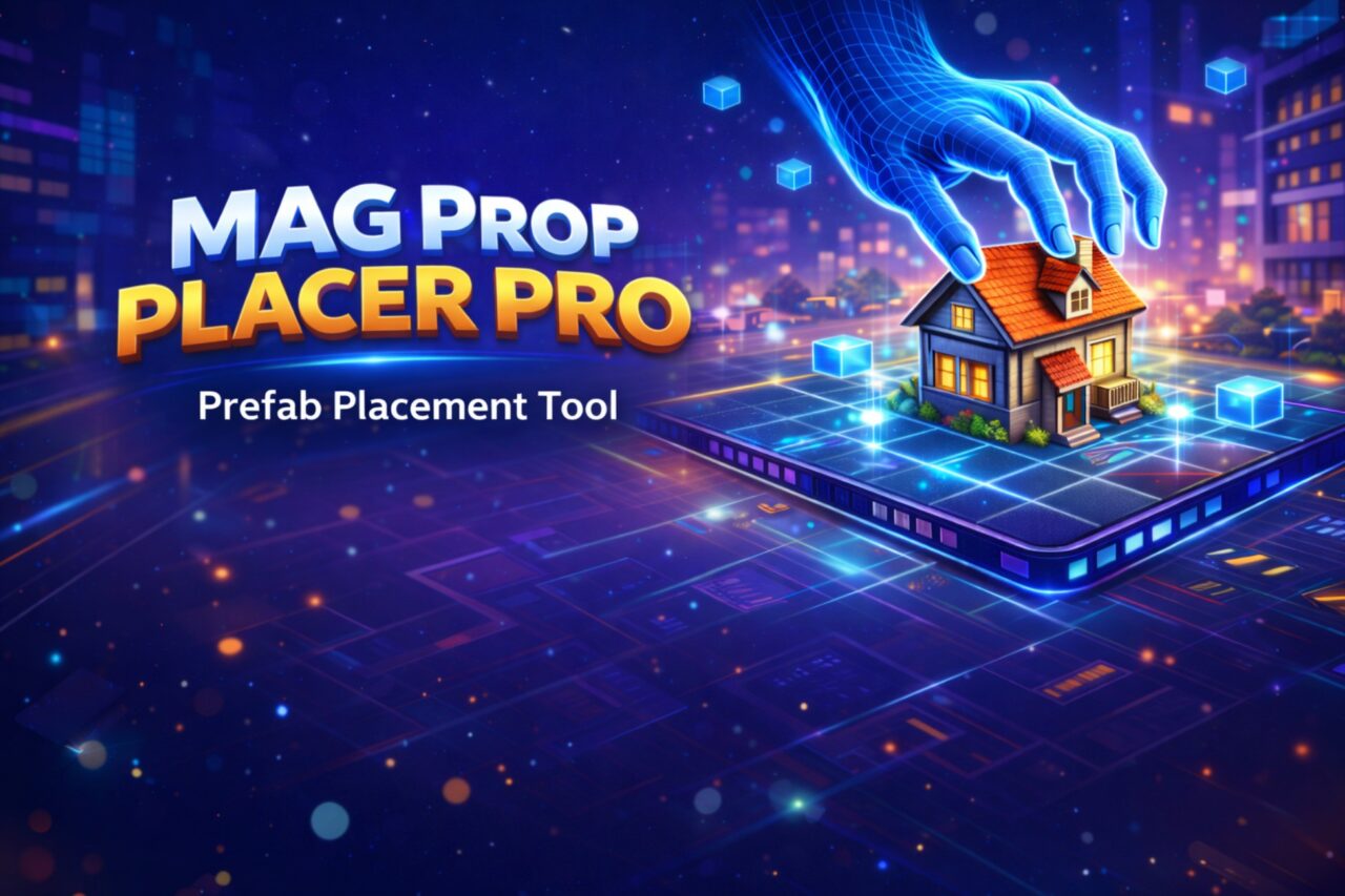 MAG Prop Placer Pro Fast Prefab Painter   Level Design   Unity Asset Store